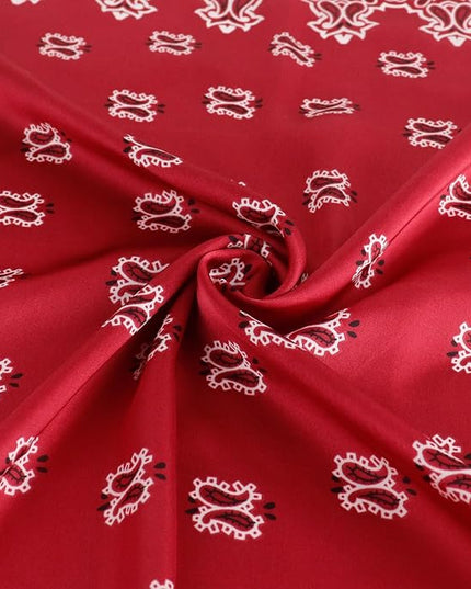 27.5 Inches Square Silk Feeling Neck Scarf for Men Necktie Silk Bandanas Pocket Square Cowboy Scarves