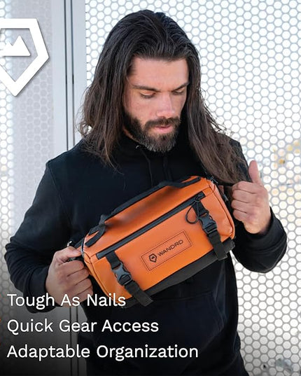 WANDRD ROGUE V1 6L Sling: Compact Camera Sling and Crossbody Bag with Fast Access, 3-Way Carry– Lightweight Everyday Bag Great for Travel, Photography, and Daily Use (Sedona Orange)