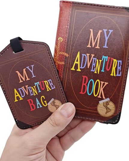 My Adventure Book Passport Holder & Luggage Tag - Scrapbook Replica - My Adventure Book (Passport Holder & Luggage Tag)
