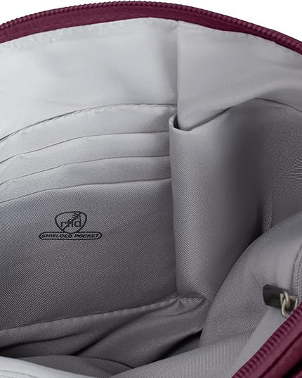 Travelon Anti-theft Classic Slim Double Zip Crossbody