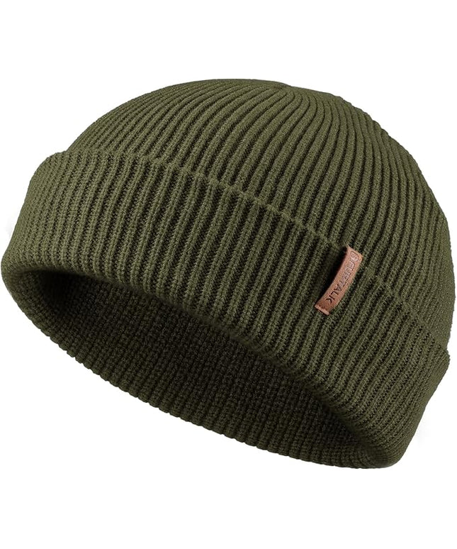 FURTALK Fisherman Beanie for Men Women 2 Styles Cuffless or Cuffed Knitted Unisex Winter Hat Outdoor All-Day Warmth