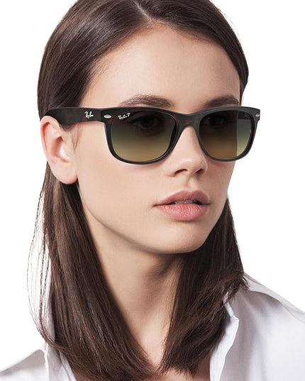 Ray-Ban RB2132 New Wayfarer Polarized Square Sunglasses