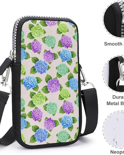 Unisex Small Crossbody Bags, Women Men Portable Adjustable Crossbody Phone Wallet Pouch