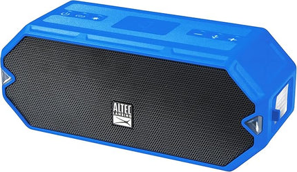 Altec Lansing - HydraBlast Wireless Portable Bluetooth Speaker, IP67 Waterproof for Parties, USB C Rechargeable Outdoor Speakers with Built in Phone Charger and LED Lights, 20 Hour Playtime