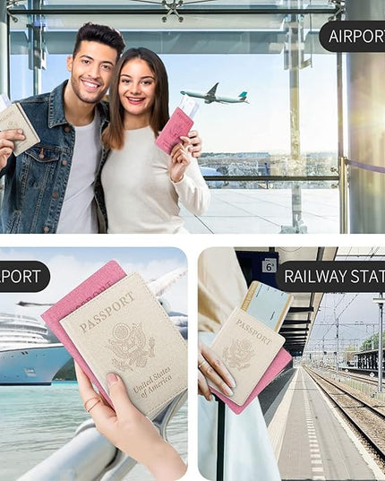 Passport Holder,Travel Essentials,Travel Gifts(Off White)