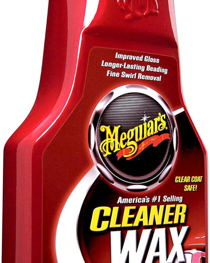 Meguiar's Cleaner Wax - Liquid Car Wax, Cleans, Polishes and Protects Your Vehicle - Easy to Use, Long-lasting Shine - 16 Oz