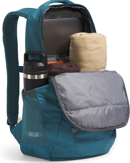 The North Face Vault Everyday Laptop Backpack - Commuter Travel Bag, Water-Repellent Finish, Spacious Compartment, Space/TNF Black, One Size