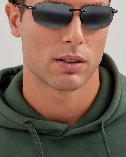 Maui Jim Polarized Men's and Women's Hookipa Rectangular Sunglasses