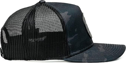 Nuthin Fancy CO Pioneer Snapback Hat, Mens and Womens Adjustable Trucker Cap with Contrast Under Bill