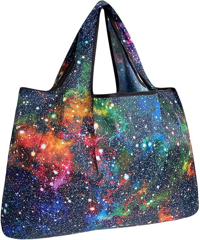 allydrew Large Foldable Tote Nylon Reusable Grocery Bags