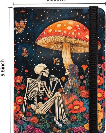 Passport Holder,Cute Passport Cover,Travel Wallet with Credit Card Slots Rfid passport Wallet Waterproof Documents Organizer Women Men (Mushrooms)