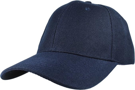 Gelante Adult Plain Baseball Cap Hat Classic Adjustable Size for All Seasons