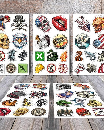 Pack 50 Pcs Hard Hat Stickers for Water Bottles Funny Laptop Luggage Computer Scrapbooking Kids Teens Girls Boys Adults Men Women Waterproof Aesthetic Sticker Small Vinyl Decals