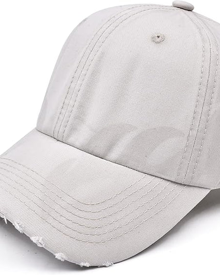 Vintage Baseball Cap, Washed Cotton Trucker Hat for Men & Women, Adjustable Size for Universal Activities