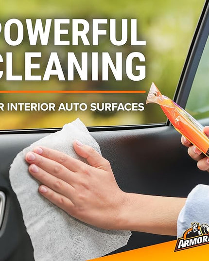 Armor All Interior Car Cleaning Wipes by Armor All, Car Wipes for Dirt and Dust, 60 Count Each, 6 Pack