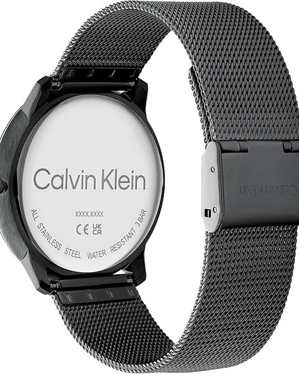Calvin Klein Women's CK Iconic - 35mm 2H Quartz Watch - Stainless Steel Mesh Bracelet - Water Resistance 30 Meters – Premium Fashion Timepiece for Everyday Style - Gift for Her