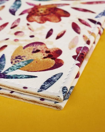 Passport Cover for Kids, Women and Men, Cute Travel Passport Holder (Flower Pattern)