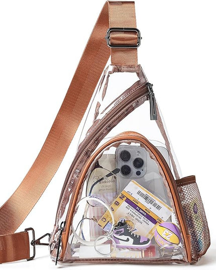 7L Sling Bag For Women Men Backpack Fanny Pack Crossbody Chest Travel Shoulder Belt Bags Purse Handbag PU Leather