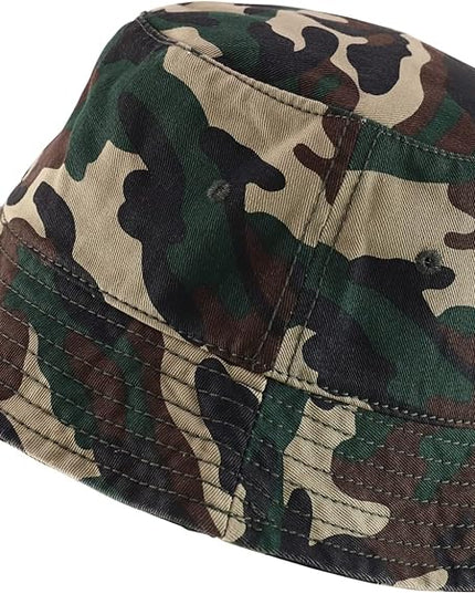 Armycrew Oversized Big Size Men's Cotton Bucket Hat