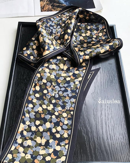 Purse Scarf For Handbags Head Scarves For Women's Hair Bags Scarfs Long Skinny Scarves Fashion Silky