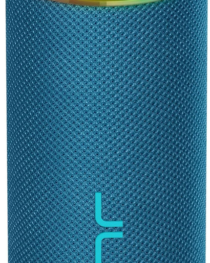 JLab Go Party Portable Bluetooth Speaker, Navy, 10 Watts of Power, 16+ Hours of Playtime, IP56 Waterproofing, Customizable RGB LED Lighting, Lab Sync Up to 100 Speakers, Custom Sound in-App