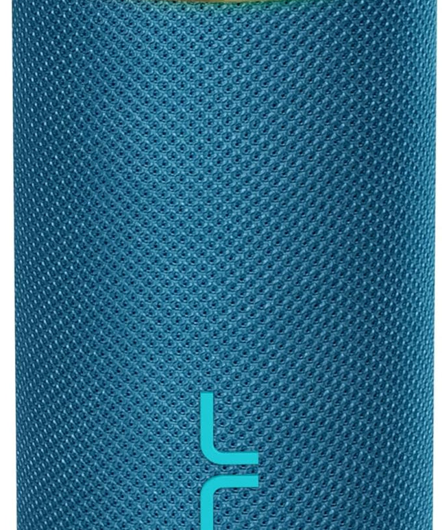 JLab Go Party Portable Bluetooth Speaker, Navy, 10 Watts of Power, 16+ Hours of Playtime, IP56 Waterproofing, Customizable RGB LED Lighting, Lab Sync Up to 100 Speakers, Custom Sound in-App
