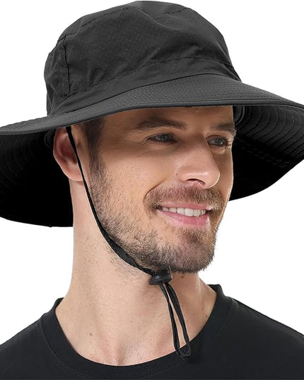 ZOORON Boonie Hat UPF 50+ Cooling Sun Hat for Men and Women,Wide Brim Bucket Hats with UV Protection for Safari Hiking Beach