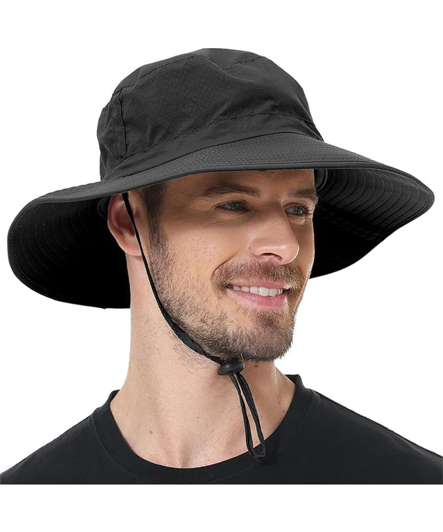 ZOORON Boonie Hat UPF 50+ Cooling Sun Hat for Men and Women,Wide Brim Bucket Hats with UV Protection for Safari Hiking Beach