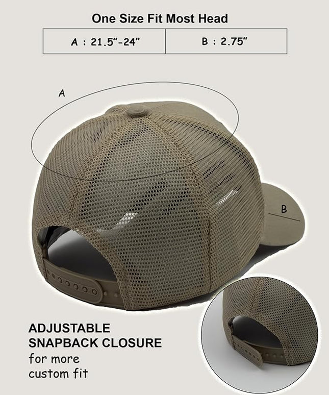 Utmost Structured Baseball Cap with Adjustable Closure - Performance Hat for Outdoor Activities