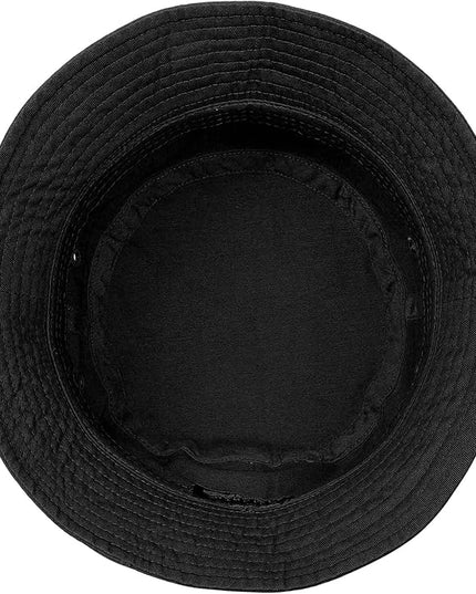 Falari Men Women Unisex Cotton Bucket Hat 100% Cotton Packable for Travel Fishing Hunting Summer Camp