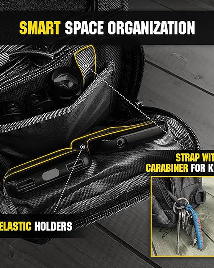M-Tac CCW Sling Bag for Men & Women - EDC Shoulder Bag Tactical - Crossbody Concealed Carry Bag - Mens Chest Pack