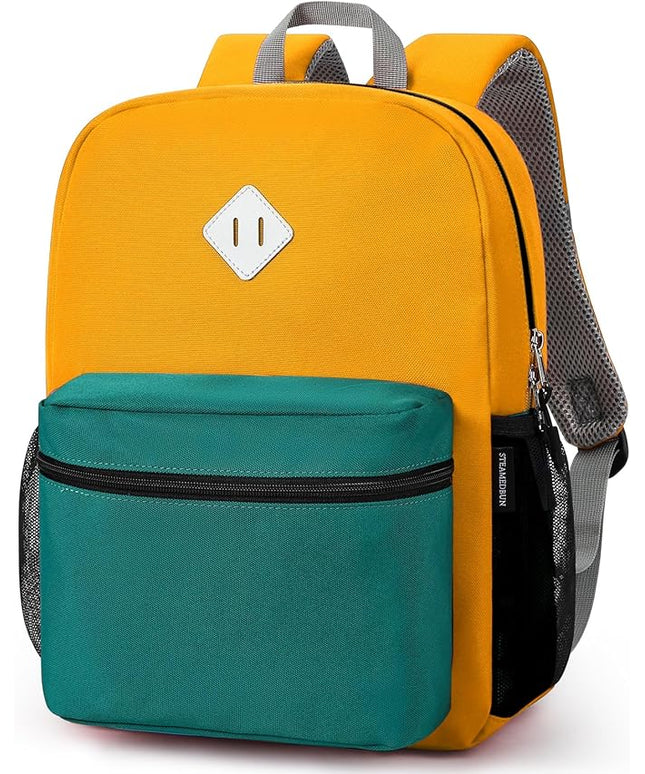 STEAMEDBUN Kids Backpack Boy 4-6, Boys Backpack for Elementary Kindergarten School - 15inch