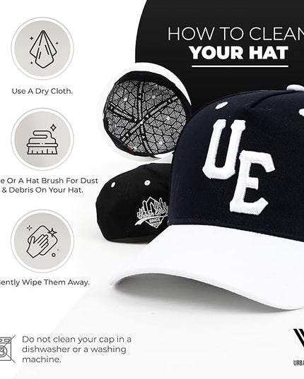 Urban Effort Vintage Trucker hat - for Men Women Baseball Hat - Trendy Sports Snapback Closure for Your Style & Outdoors