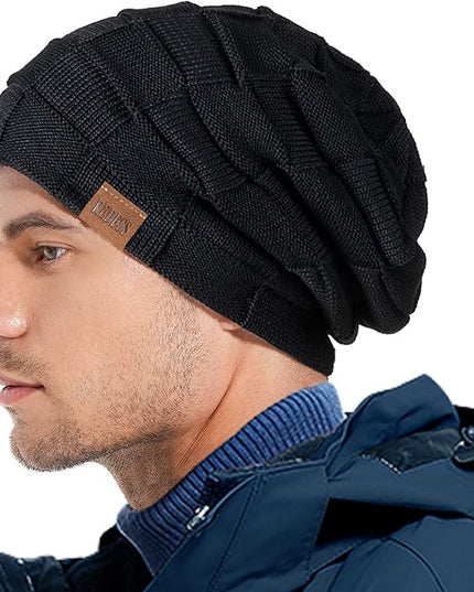 REDESS Beanie Hat for Men and Women Winter Warm Hats Knit Slouchy Thick Skull Cap