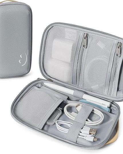 Travelkin Travel Cord Organizer, Small Electronic Organizer Travel Case, Cable Organizer Bag For Cords,Chargers Phone, Sd Card,Usbs
