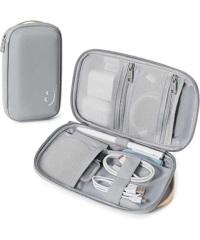 Travelkin Travel Cord Organizer, Small Electronic Organizer Travel Case, Cable Organizer Bag For Cords,Chargers Phone, Sd Card,Usbs