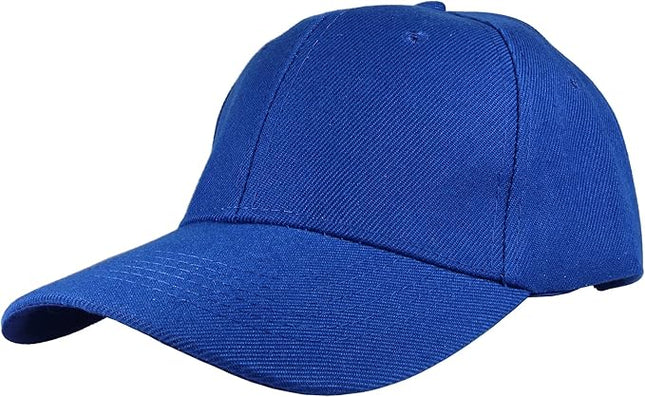 Gelante Adult Plain Baseball Cap Hat Classic Adjustable Size for All Seasons