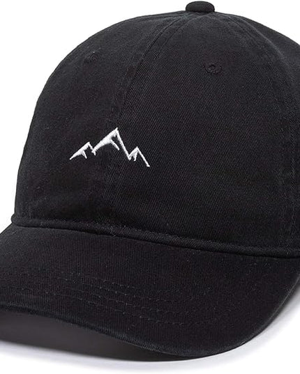 Outdoor Cap -Adult Mountain Dad Hat-Unstructured Soft Cotton