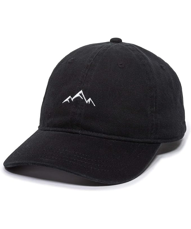Outdoor Cap -Adult Mountain Dad Hat-Unstructured Soft Cotton