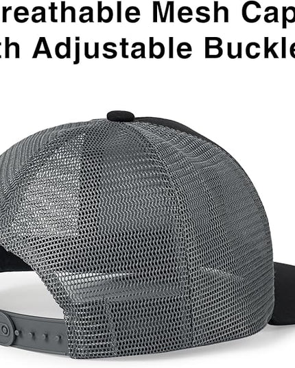 kozinu Unisex Trucker Hats Blank Mesh Snapback Hats Sport Plain Baseball Caps Adjustable Fitted Hat