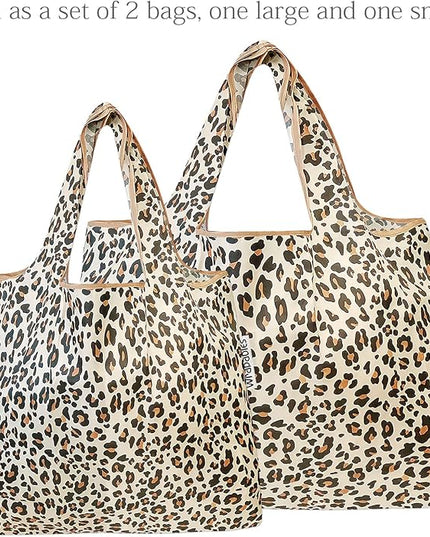 allydrew Large Foldable Tote Nylon Reusable Grocery Bags