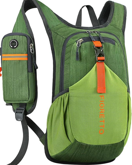 FIORETTO 10L Lightweight Packable Hiking Backpack Small Foldable Daypack for Women Men Compact Travel Backpack for Camping & Outdoor, Green