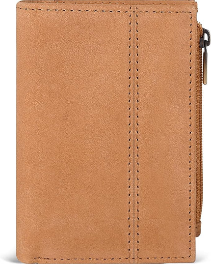 Oak Leathers Wallet For Women Full Grain Leather - Small RFID Coin Purse Credit Card & ID Holder for Ladies,Bifold Wallets for Teenager | Small, RFID, Coin Purse, for Ladies, for Teenager