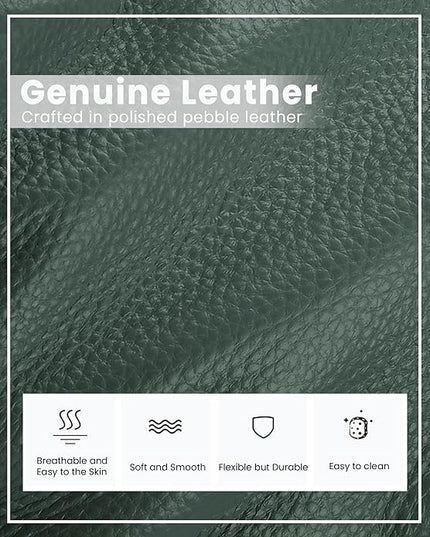 befen Genuine Leather Small Crossbody Bags for Women, Cell Phone Cross body Purse Bag with RFID Blocking Card Slots