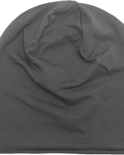 ZLYC Cotton Thin Slouchy Beanie Hat for Men Women Fashion Soft Stretch Knit Skull Cap
