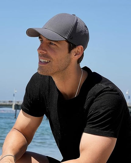 ANKOR Performance Hat - Water Resistant UPF 50 Lightweight Men’s Baseball Cap | Men’s Hat for Workout, Outdoor, Beach, Sports