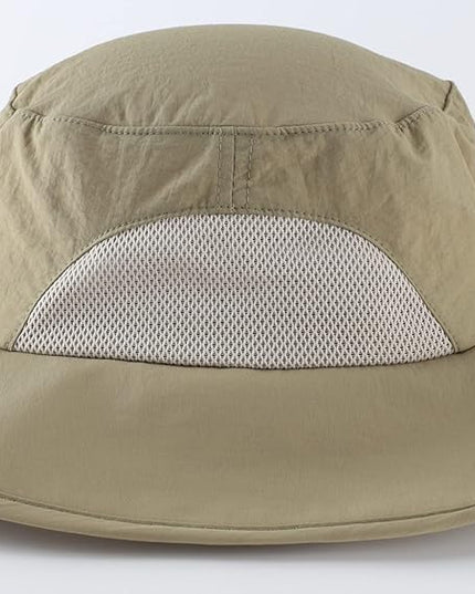Home Prefer UPF50+ Mens Sun Hat Wide Brim Fishing Hat for Men UV Protection Womens Beach Bucket Hat for Golf Hiking Gardening