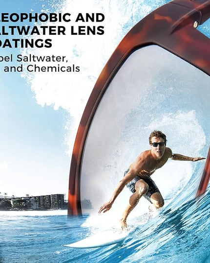 KastKing Huzzah Polarized Sport Sunglasses for Men and Women, Ideal for Driving Fishing Cycling and Running,UV Protection