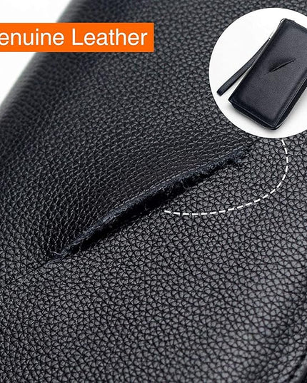 Bveyzi Women RFID Blocking Wallet Leather Zip Around Phone Clutch Large Capacity Ladies Travel Purse Wristlet | RFID Blocking, Zip Around, Large Capacity