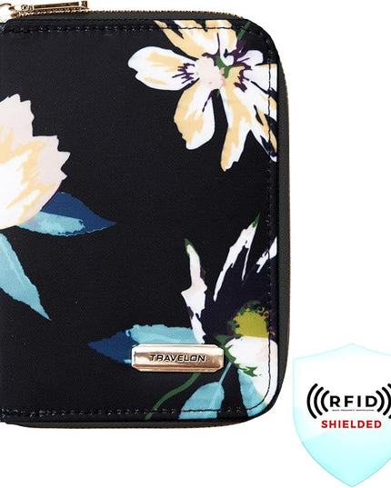 Travelon RFID Blocking Passport Zip Wallet
